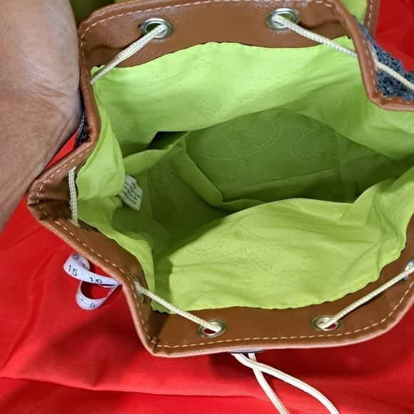 ✨️nwot ✨️Lily Bloom Woven Backpack Blue - Picture 3 of 8